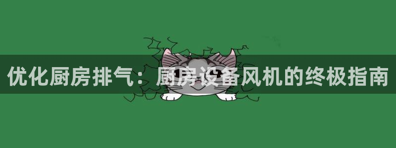 尊龙集团有限公司官网：优化厨房排气：厨房设备风机的终极指南