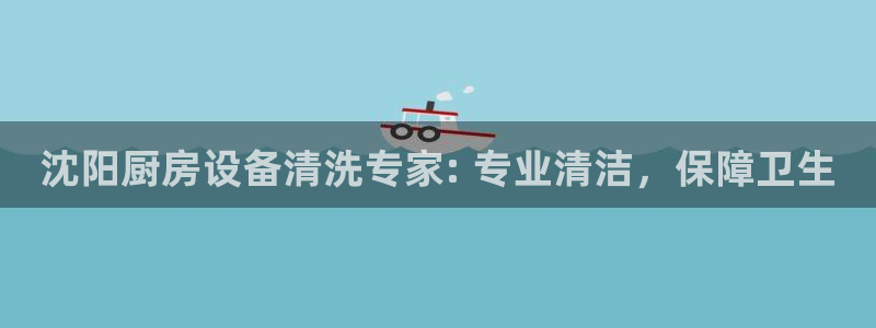 尊龙会：沈阳厨房设备清洗专家: 专业清洁，保障卫生