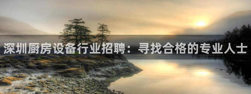 尊龙凯时手机版·(中国)官方网站：深圳厨房设备行业招聘：寻找