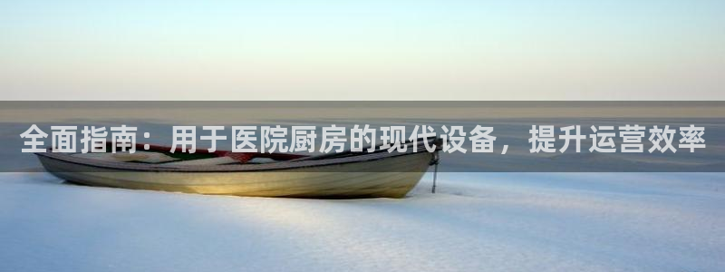 尊龙凯时官方网站：全面指南：用于医院厨房的现代设备，提升运营