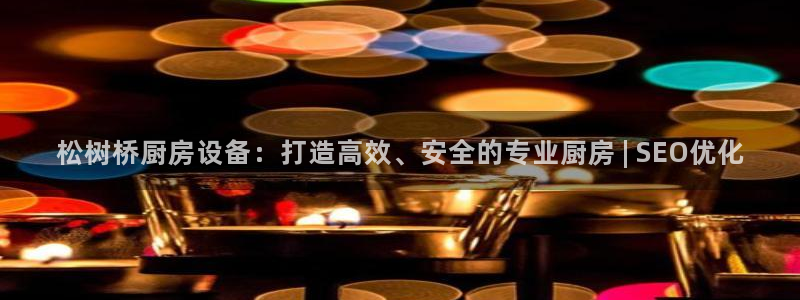 尊龙官方网站最新版V9.3.06：松树桥厨房设备：打造高效、