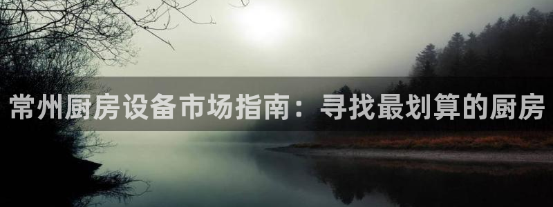 尊龙官方网站最新版V9.3.06介绍：常州厨房设备市场指南：